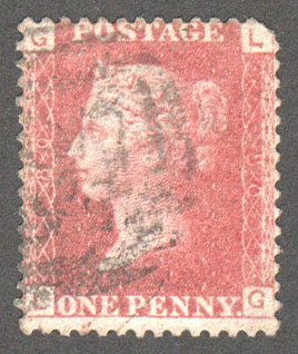 Great Britain Scott 33 Used Plate 80 - LG - Click Image to Close